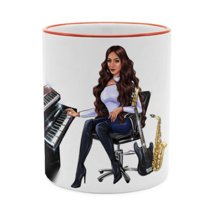 Tasse in rot für Musiker - Musiker Merchandise Shop