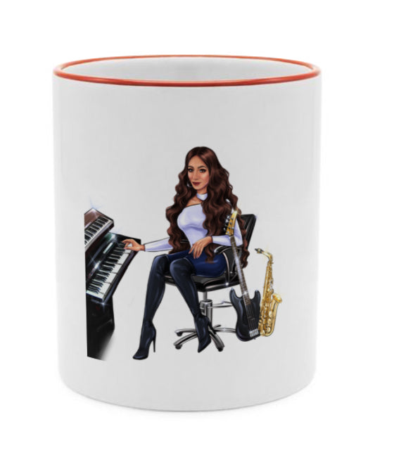 Musiker Tasse in rot für Musiker - Musiker Merchandise Shop