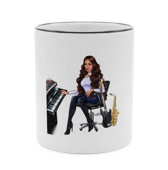 Musiker Tasse in schwarz für Musiker - Musiker Merchandise Shop