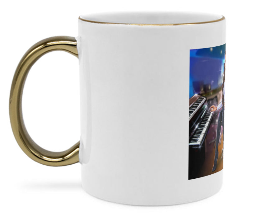 Musiker Tasse in gold für Musiker - Musiker Merchandise Shop