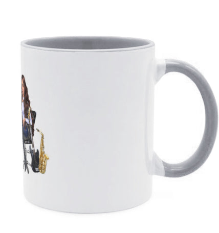 Tasse in grau für Musiker - Musiker Merchandise Shop