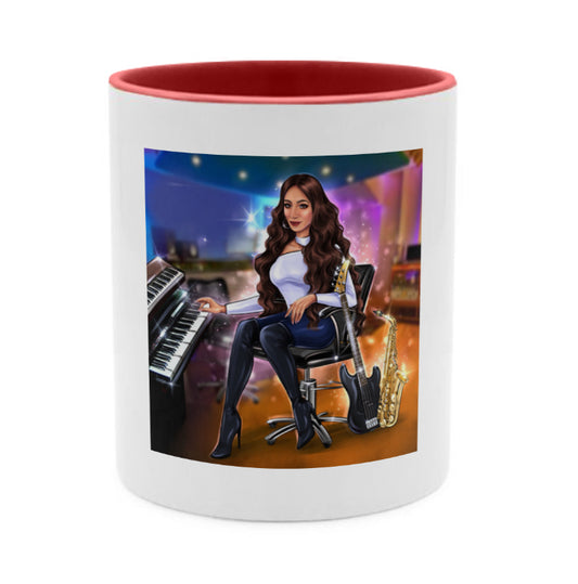 Tasse in rot für Musiker - Musiker Merchandise Shop