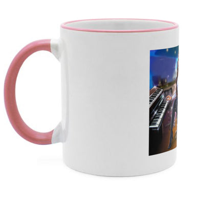 Musiker Tasse in rosa - Musiker Merchandise Shop