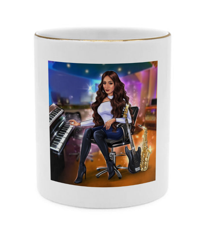 Musiker Tasse in gold für Musiker - Musiker Merchandise Shop