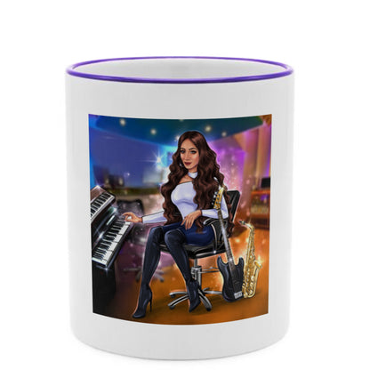 Musiker Tasse in lila für Musiker - Musiker Merchandise Shop