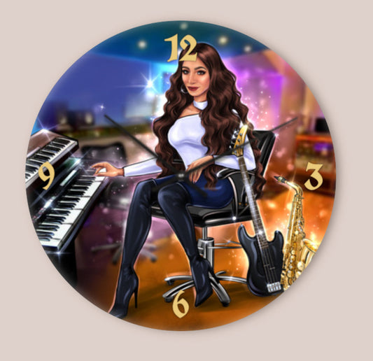 Wanduhr für Musiker - Musiker Merchandise Shop