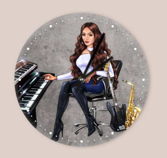 Wanduhr für Musiker - Musiker Merchandise Shop