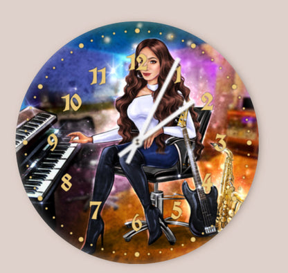 Wanduhr für Musiker - Musiker Merchandise Shop