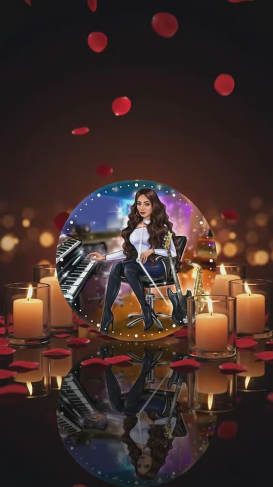 Produktvideo Musiker Wanduhren