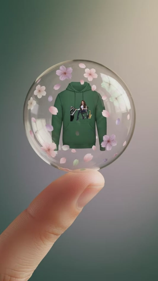 Produktvideo Hoodie dunkelgrün für Musiker