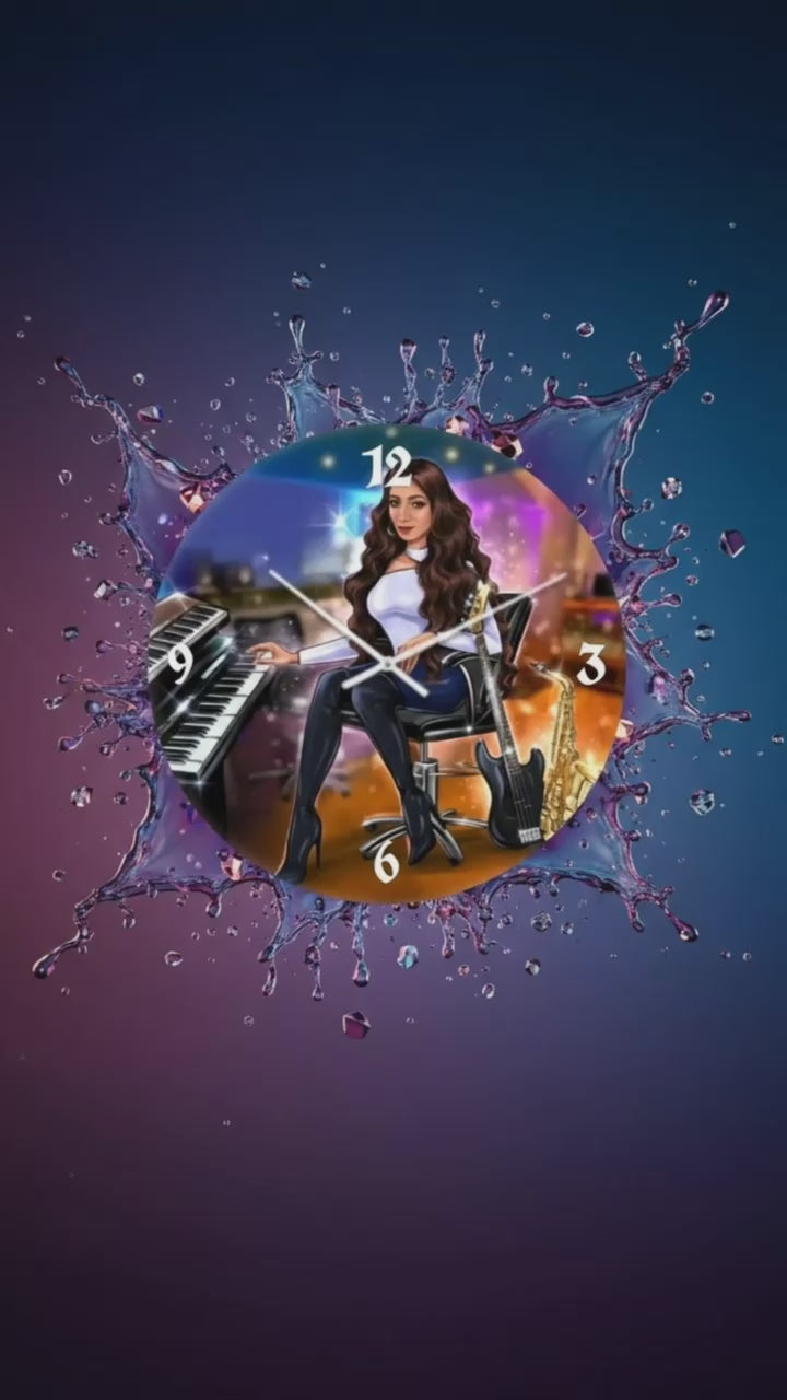 Produktvideo Wanduhr für Musiker