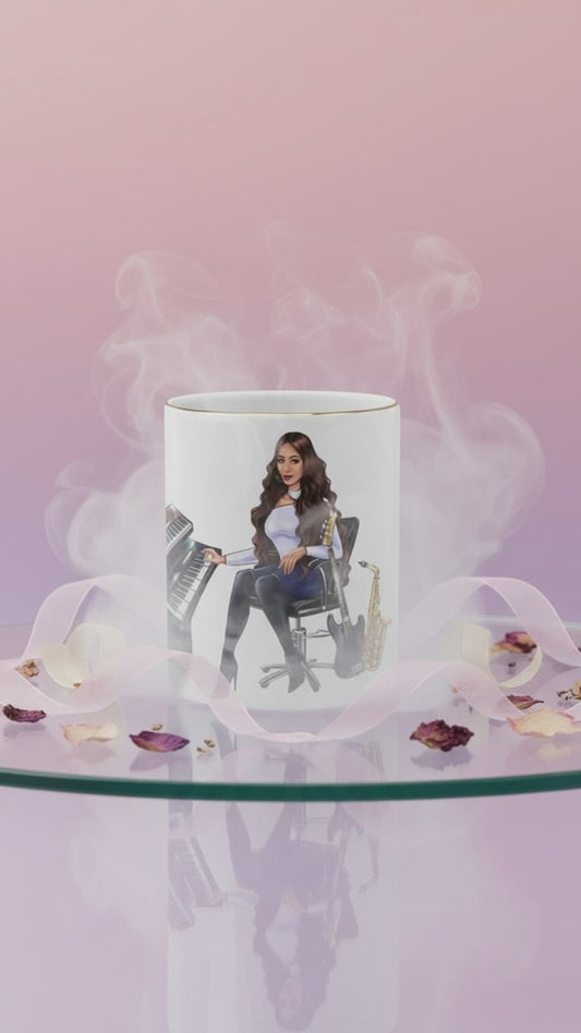 Produktvideo Tasse gold für Musiker