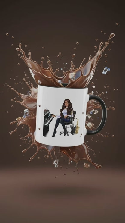 Produktvideo Tasse in schwarz für Musiker