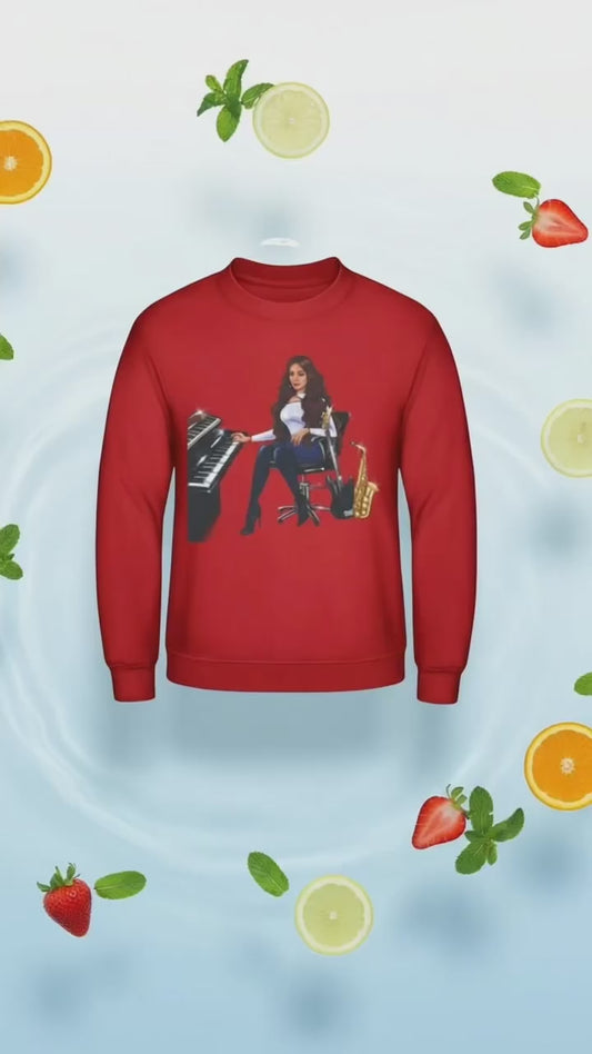 Produktvideo Pullover in rot für Musiker 