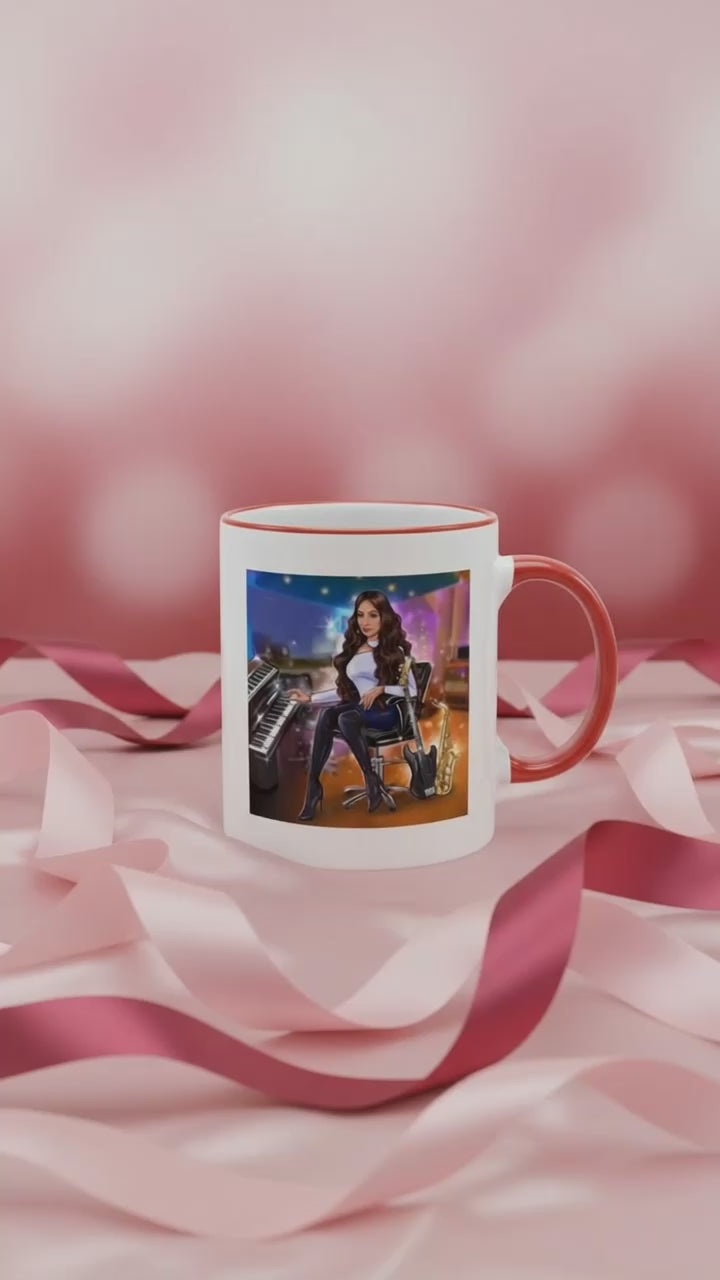 Produktvideo Tasse in rot für Musiker