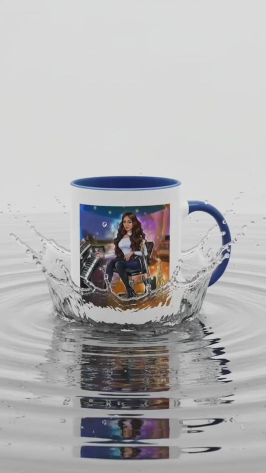 Produktvideo Tasse in blau für Musiker