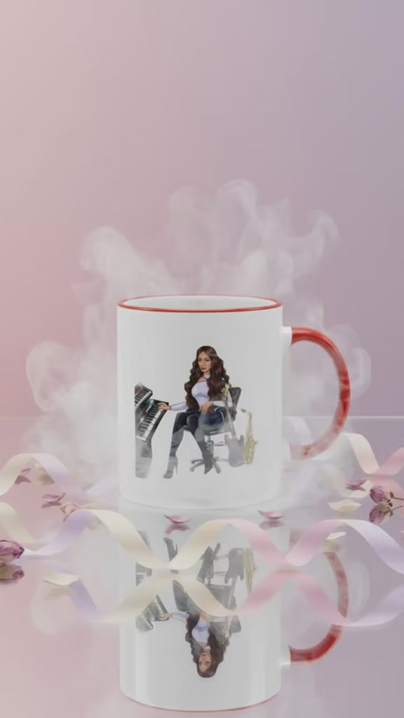 Produktvideo Tasse in rot für Musiker