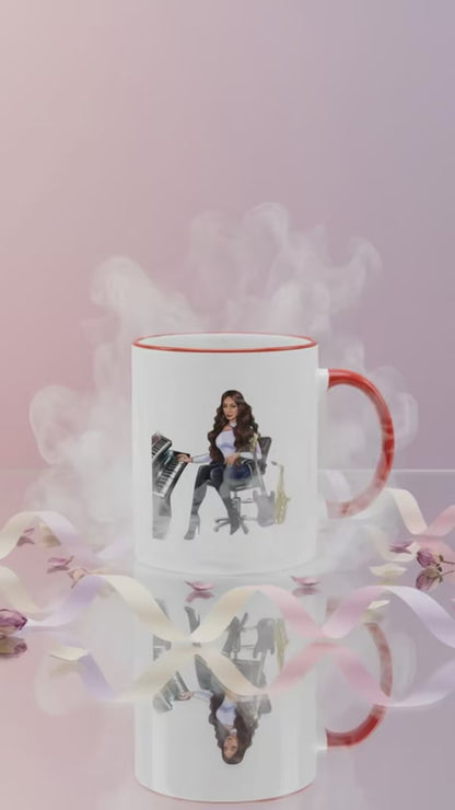 Produktvideo Tasse in rot für Musiker