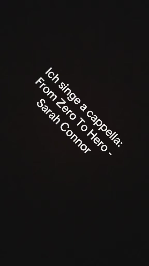 Video: Gesang - From Zero To Hero - Sarah Connor Song