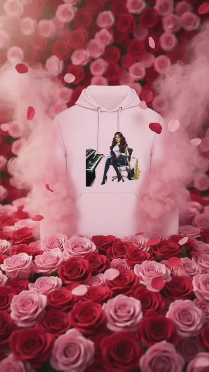 Produktvideo Musiker Hoodie in rosa 