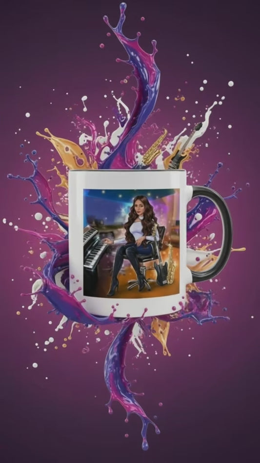 Produktvideo Tasse in schwarz für Musiker