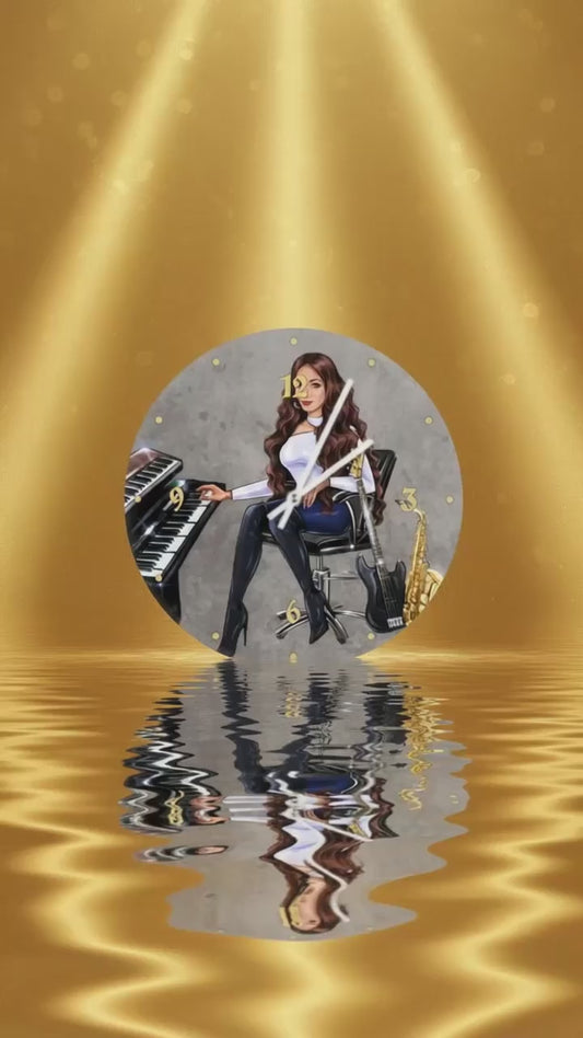 Produktvideo Musiker Wanduhren