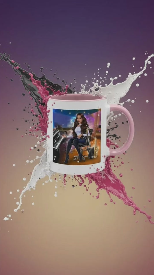 Produktvideo Tasse in rosa für Musiker