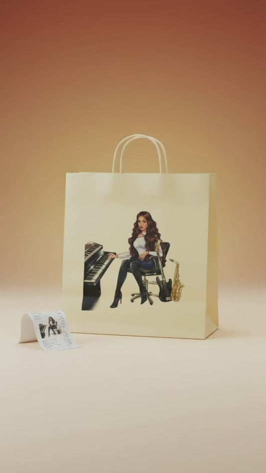 Produktvideo Kissen in gelb für Musiker