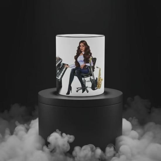 Produktvideo Tasse in schwarz für Musiker