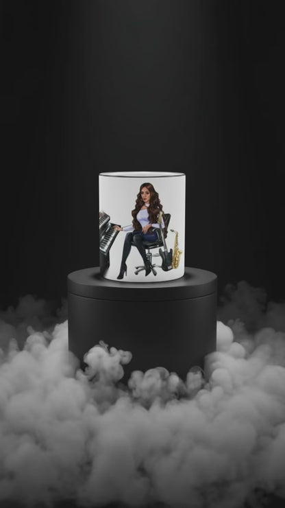 Produktvideo Tasse in schwarz für Musiker