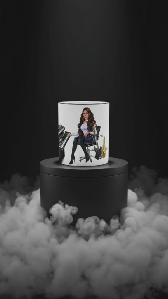 Produktvideo Tasse in schwarz für Musiker