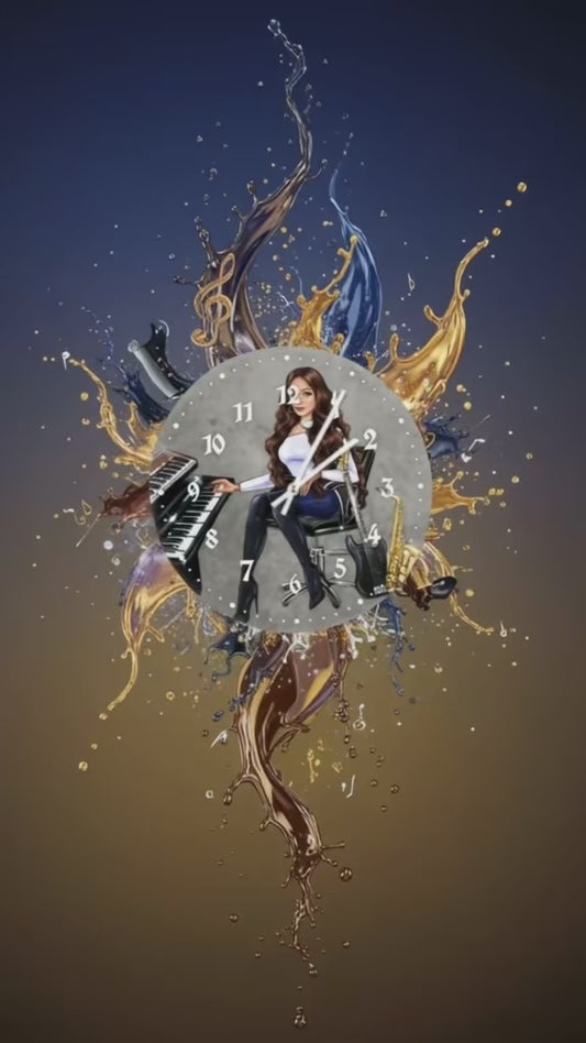 Produktvideo Wanduhr für Musiker 